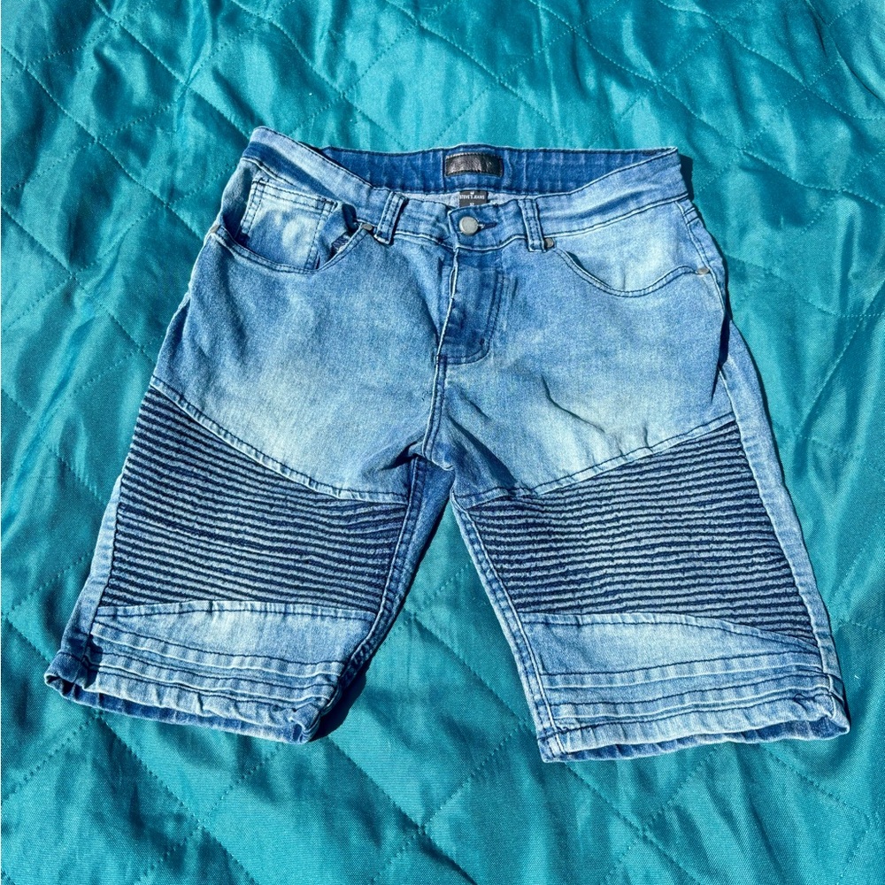 Men's Blue Denim Shorts
